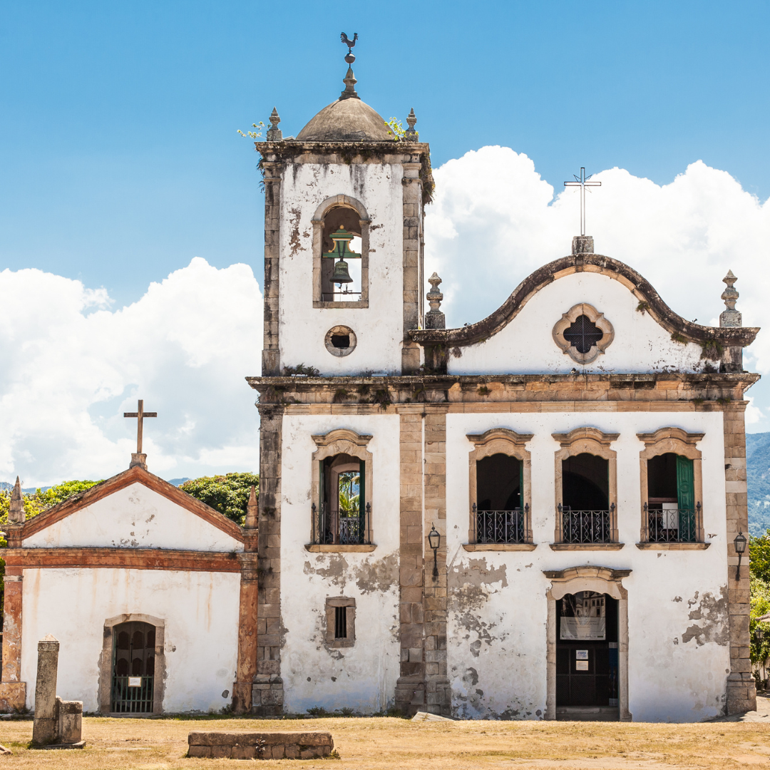 Visita a igreja de Santa Rita.